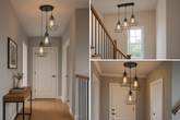 Industrial Metal Cage Pendant Light – LED Hanging Retro Ceiling Lamp